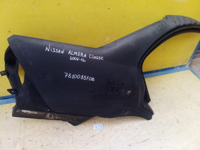 Nissan Almera Classic B10 крыло заднее правое без сапожка